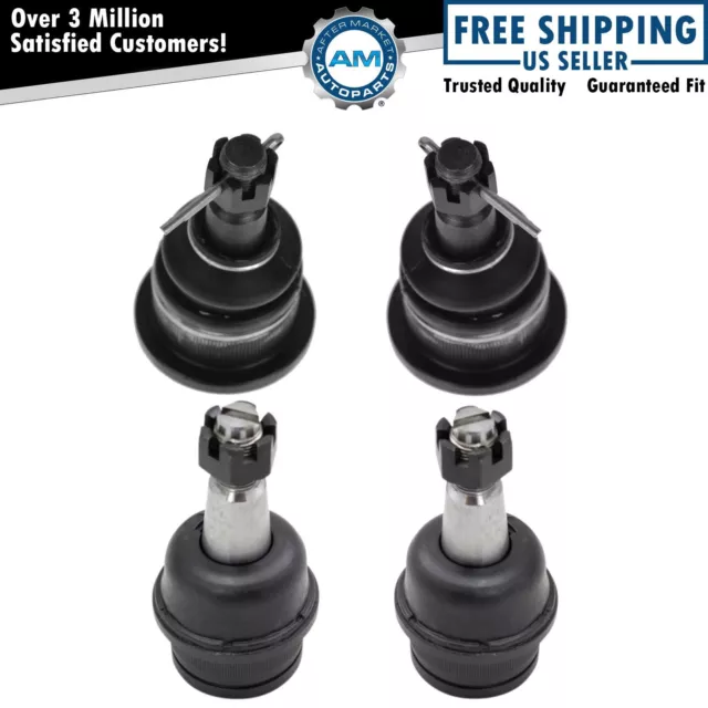 Front Upper & Lower Ball Joints Kit Set of 4 for 94-99 Dodge Ram 1500 2WD