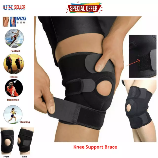 Knee Support Brace Pain Relief Strap Neoprene Patella Adjustable Stabilising NHS