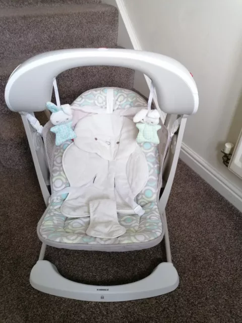 Fisher price swing used hotsell