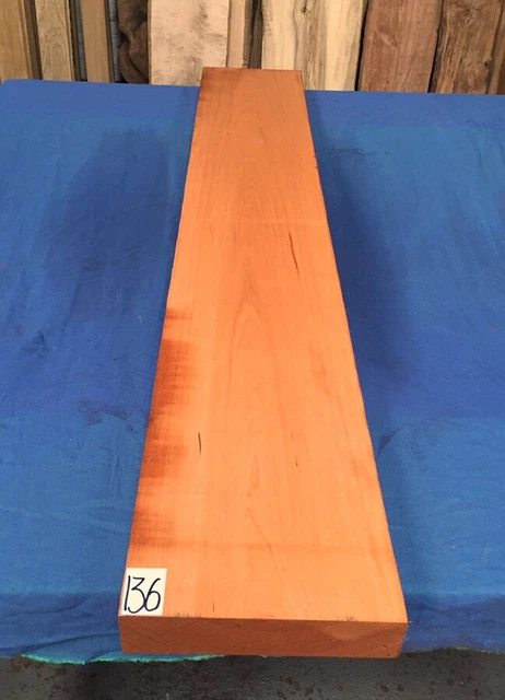 American Cherry 50 mm madera/tableros- madera dura exótica/secada al horno/borde cuadrado