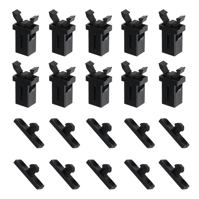 Deckel-Behälterriegel für Touch-Bin Abfallsammler 21 x 15 x 8 mm 10 Paar