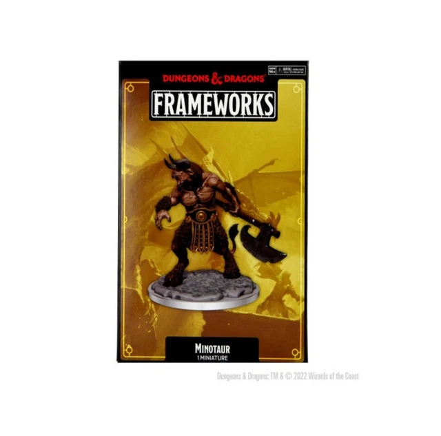 DUNGEONS & DRAGONS Frameworks Minotaur Miniature NIB Free Shipping £23