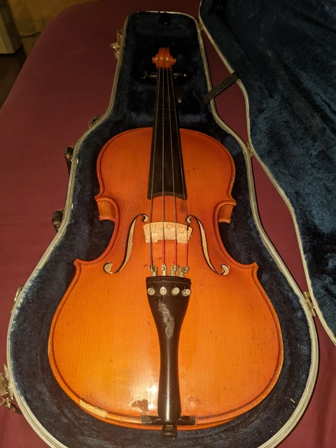 Vintage 1997 Glaesel Model VA20E1 15 Inch Viola Stradivarius with Case no bow