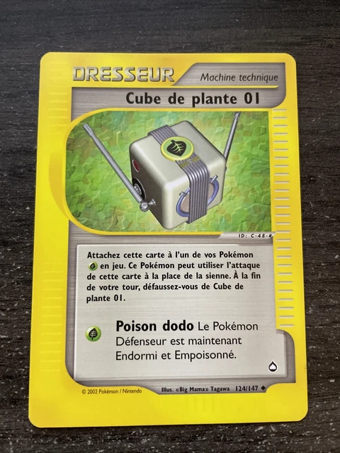 Cube De Plante 01 Unco - Pokemon 124/147 Aquapolis Neuf Fr