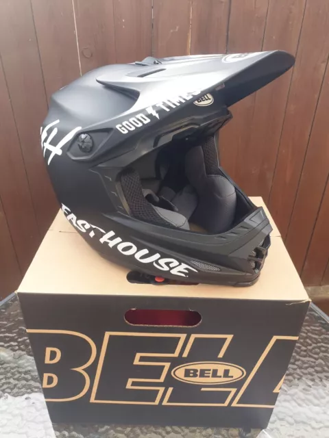 Bell Motocross-Helm MX-9 Mips Fasthouse Prospect - Mattschwarz/Weiß