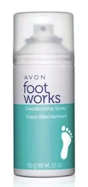 Spray Desodorante Avon Foot Works *Paquete De 2* Para Pies Y Zapatos
