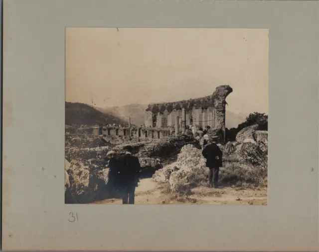 Italie, Taormina, Teatro Greco Vintage print, tirage d&#039;époqueCollection d