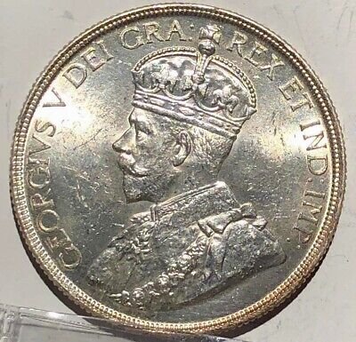 Canada 1936, King George V, Silver Dollar, Bright uncirculated