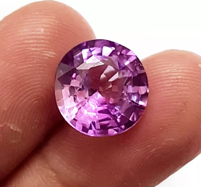 8 Ct +Natural Purple Tanzanite Loose Gemstone Excellent Round Cut Gems 3