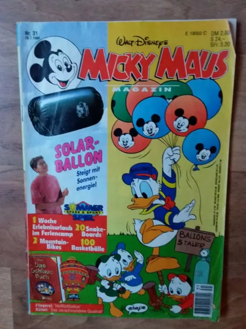 Micky Maus Heft Nr. 31/1994,  Walt Disneys MICKY MAUS