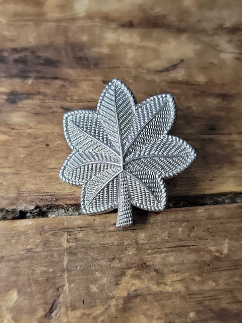 AUTHENTIC US ARMY USAF Lieutenant Colonel Insignia Pin 1/20 SILVER ...