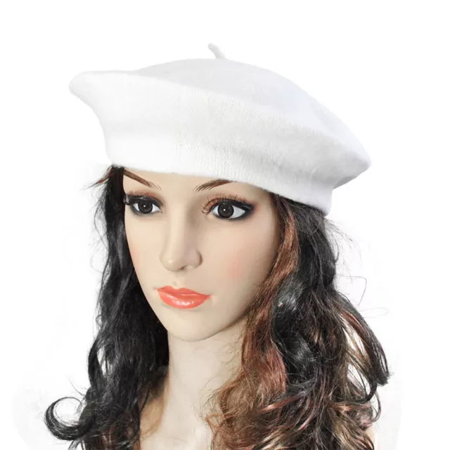 Moda Caldo Inverno Donna Basco Intrecciato Largo Maglia Gancio Berretto da Sci -