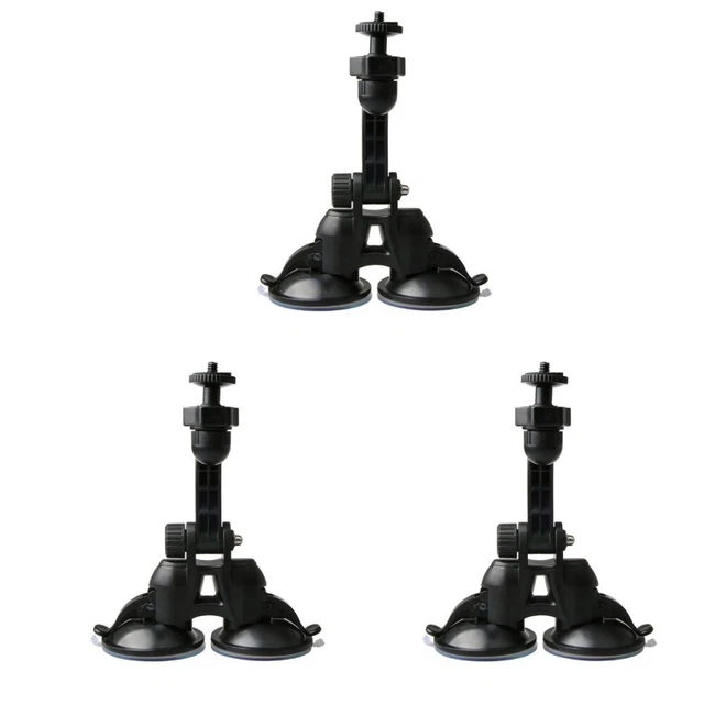 3 pièces Support pour voiture Support de montage à ventouse