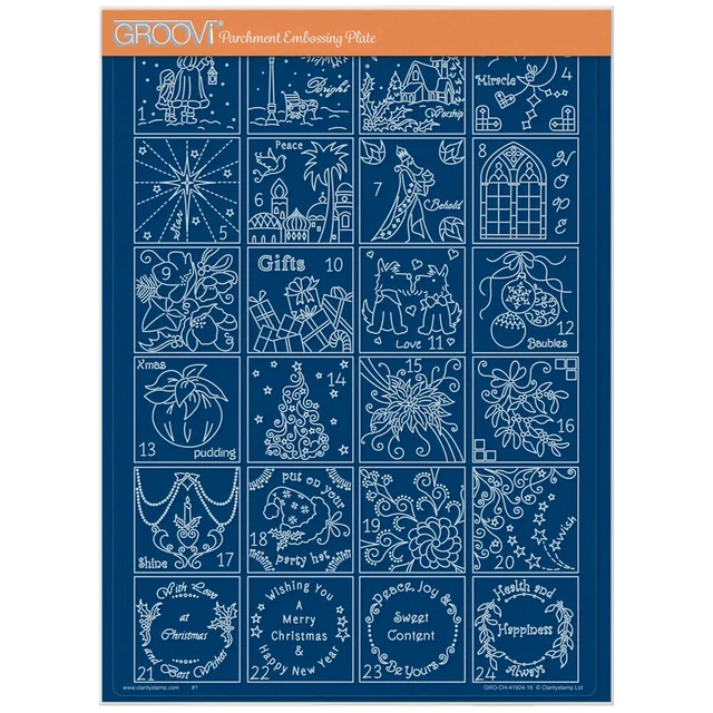 Placa Groovi Para Pergamino - Diseño De Encaje Y Mariposas, Tamaño A5 (148x148mm)