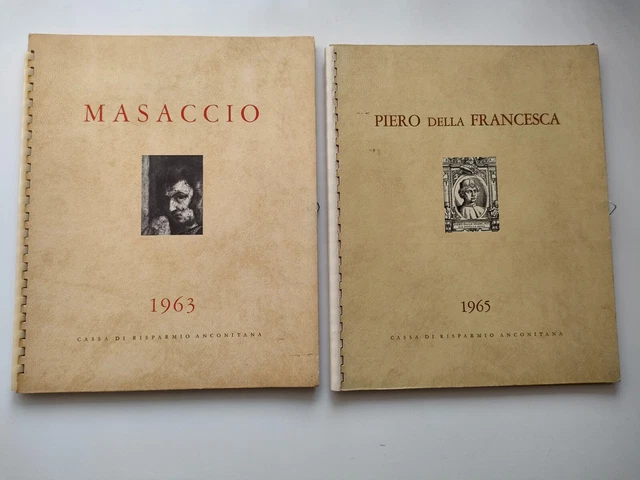 Due Magnifici Calendari 1963 E 1965 Della Cassa Di Risparmio Anconetana