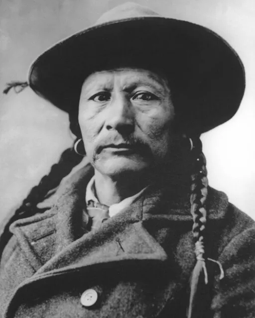 Native American CHIEF BUCKSKIN CHARLEY 8x10 Photo Southern Ute Tribe Print