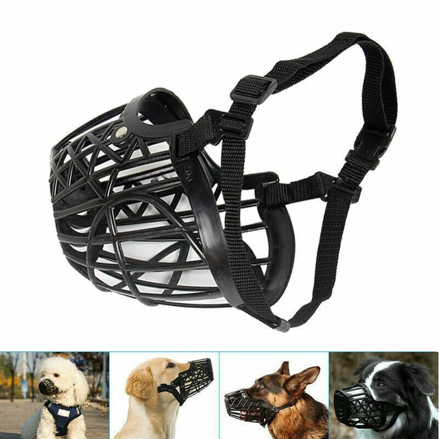 Pet Dog Basket Muzzle Mouth Cover Mesh Cage NoBarking Anti Bite Biting Chewing