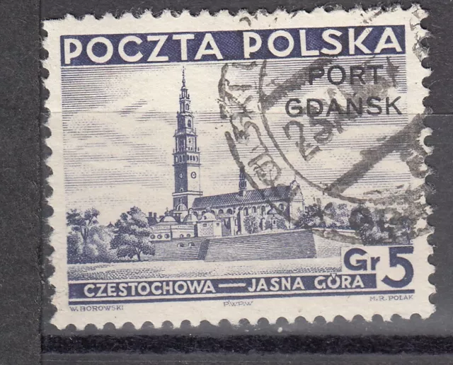 1b) Hafen von Danzig " Port Gdansk " Mi. 32 gest.      (4907)