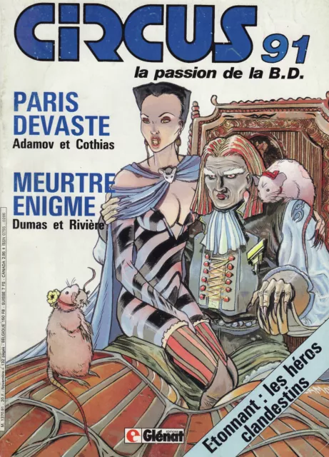 Circus N°91 - Eds. Glénat - Novembre 1985