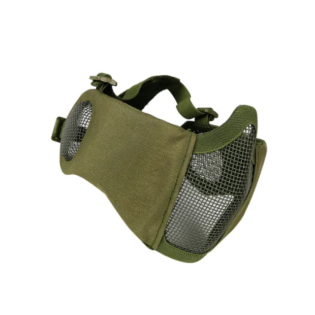 and Paintball CS Foldable Half Face Low-carbon Steel Mesh