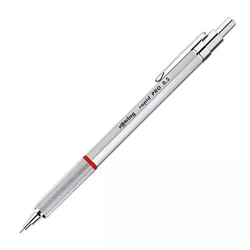 Portamine Rotring Rapid Pro 0,5 mm Argento 1904-255 Lunghezza totale: 145 mm