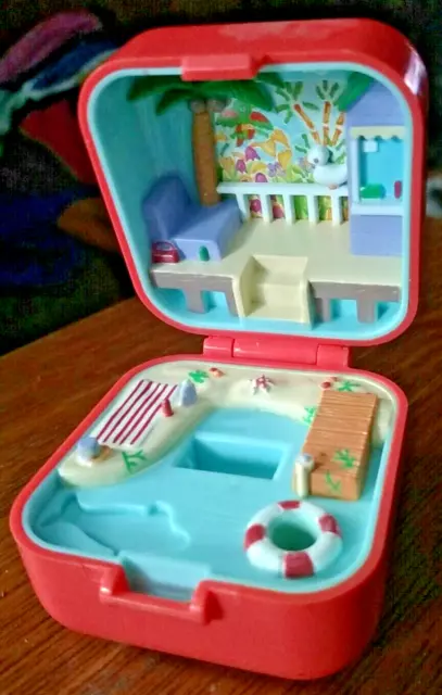 Vintage Polly Pocket Bluebird 1991 Lulu's & her Speedboat Ring Case Compact ONLY