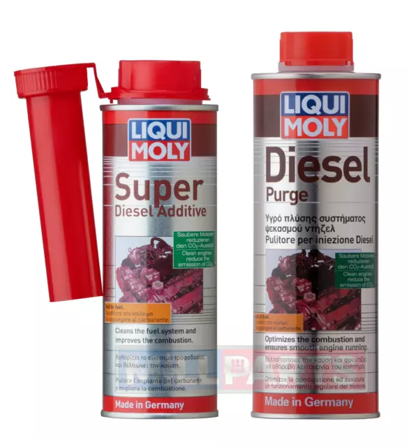 LIQUI MOLY Diesel Purge Traitement + Super Additif Injecteur Nettoyant Neuf