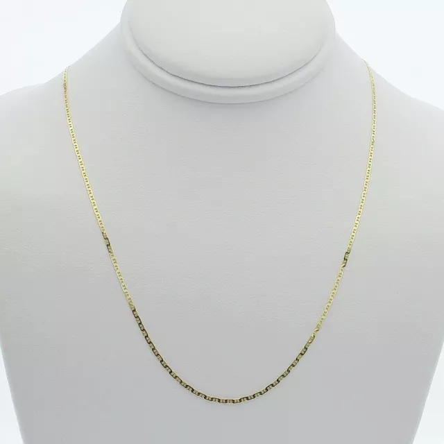 Genuine Brand new very fine Thin 9K Yellow Gold Italian Chain Necklace 45 - 80cm 3