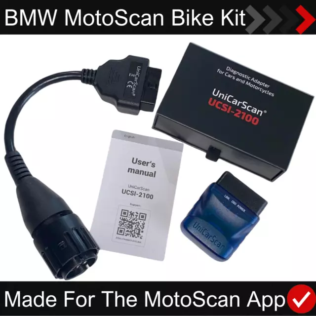 BMW Motorcycle Diagnostic Kit For MotoScan | BMW Bike OBD Interface And Adapter