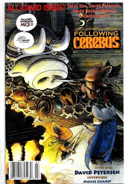 Following Cerebus #12 DAVE SIM David Petersen MOUSE GUARD Last Issue NM Win-Mill