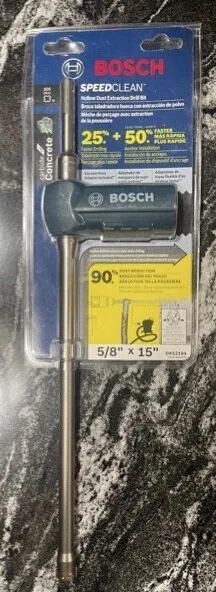 Bosch Speed Clean Hollow Dust Extraction Drill Bit