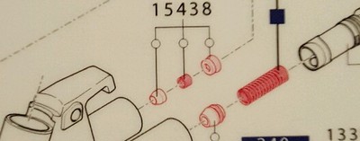 SATA Paint Needle Packing Seal (15438) SATA 5500, 5000, 4000, 3000, 1000, 100