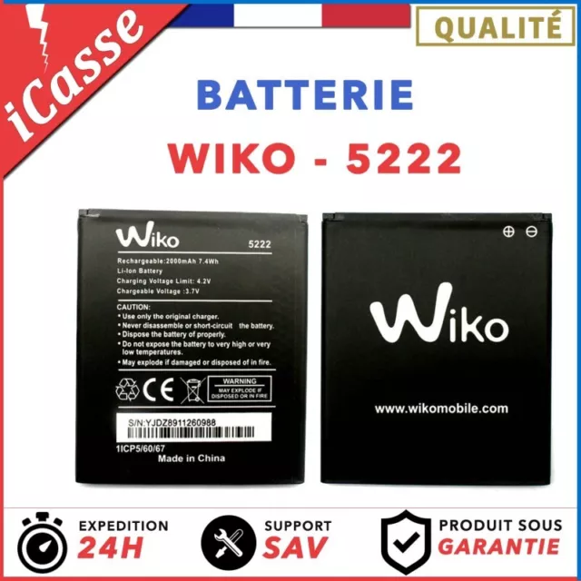 Batterie pour Wiko 5222 Rainbow 3G / Rainbow Lite 4G / Freddy / Rainbow Jam