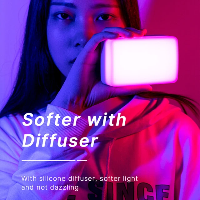 Dimmable RVB LED Lumière de remplissage vidéo Lampe de photographie Lumières