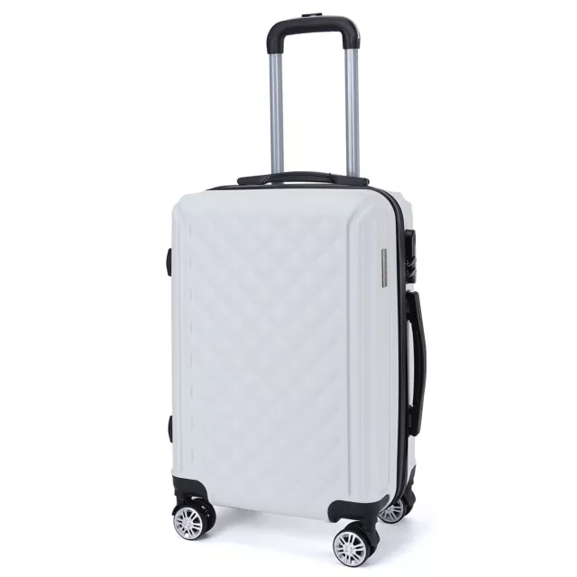 VERTICAL STUDIO 20" Trolley Reise Travel Hartschalen Koffer Weiß B-Ware