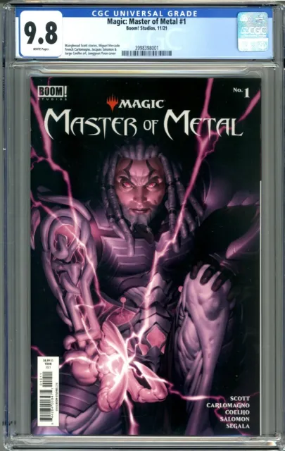 Magic: Master of Metal #1 Junggyeon Yoon Cover MTG Boom! Studios CGC 9.8