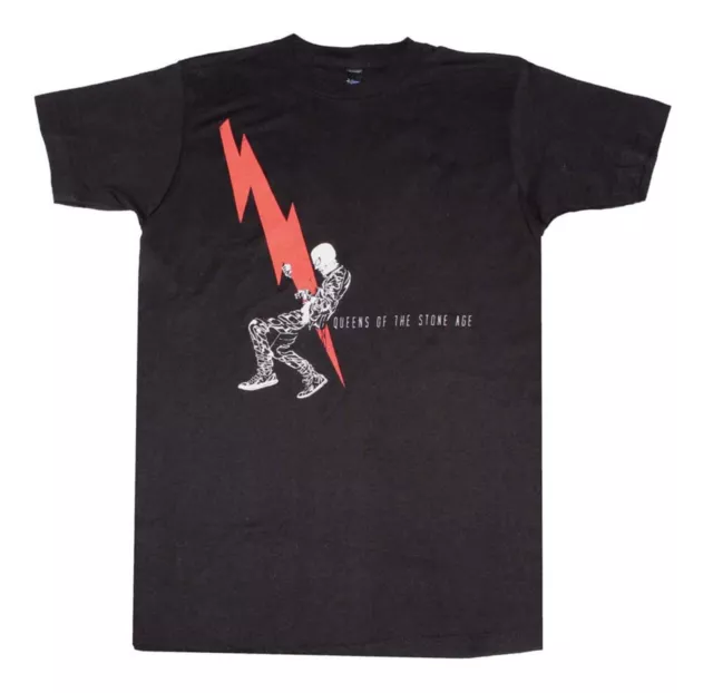 Official Queens Of The Stone Age Lightning Dude Mens Black T Shirt QOTSA Tee