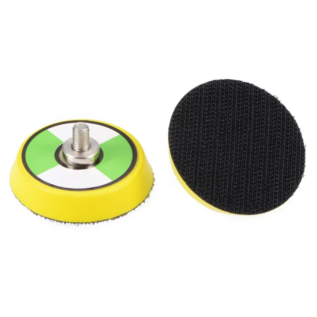 2-Inch Hook and Loop Sanding Pad, M6*10mm Thread, Sandpaper Backing Plate 2 Pcs