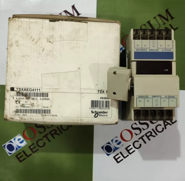 Schneider Electric Modulo Di Ingresso Analogico Tsxaeg4111 Spedizione...