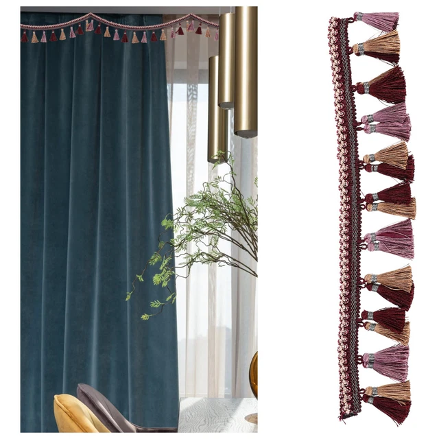 Curtain Fringe Trim Lace Ribbon for DIY Sewing Lace Roll
