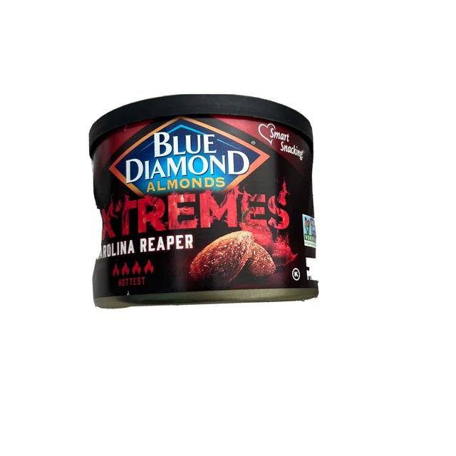 BLUE DIAMOND ALMONDS XTREMES Carolina Reaper Snack Nuts, 6 Oz