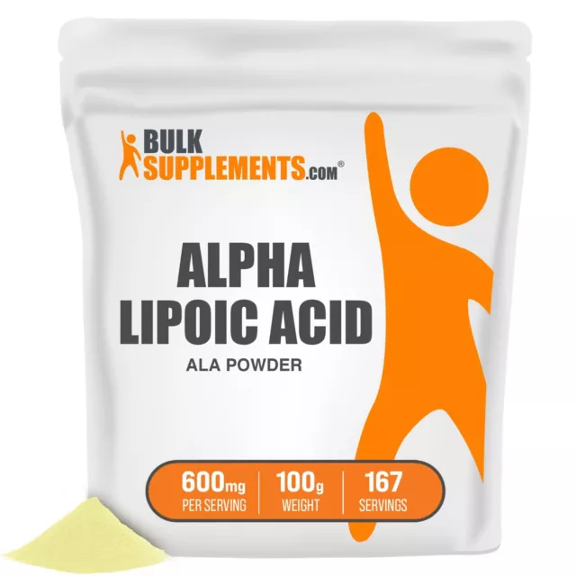 BulkSupplements Alpha Lipoic Acid Powder (ALA) Powder - Antioxidants