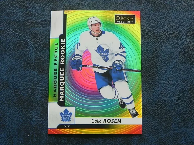 2017-18 17/18 OPC Platinum Rainbow Color Wheel ROOKIE #168 Calle Rosen Leafs