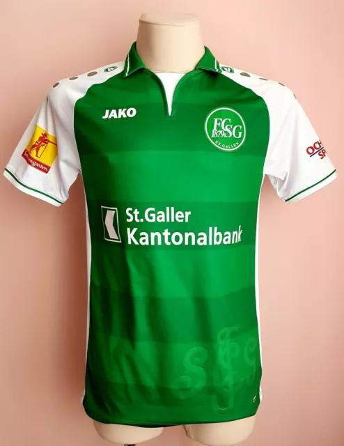 St. Gallen 2017 - 2018 Home football Jako shirt size M