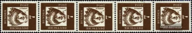 BRD (BR.Deutschland) 348y R Fünferstreifen postfrisch 1961 Bedeutende Deutsche