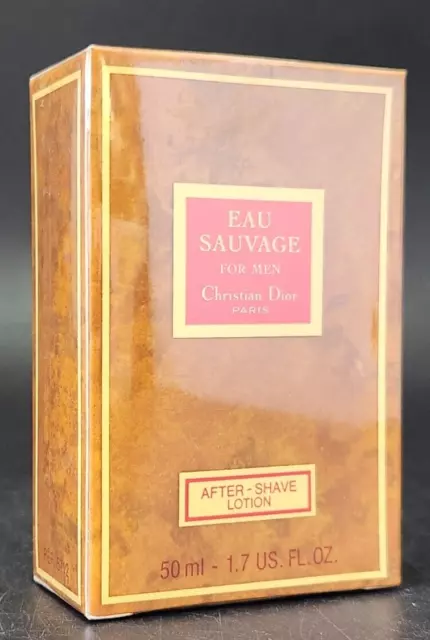 Eau Sauvage For Men Christian Dior Vintage Aftershave Lotion 50ml Sealed
