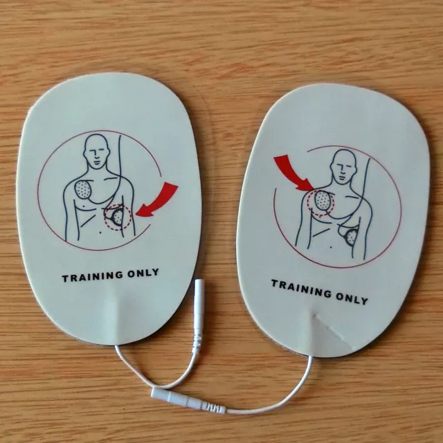 AED First Aid Training Pads Adult XFT AED Training Electrode Replacement Pads