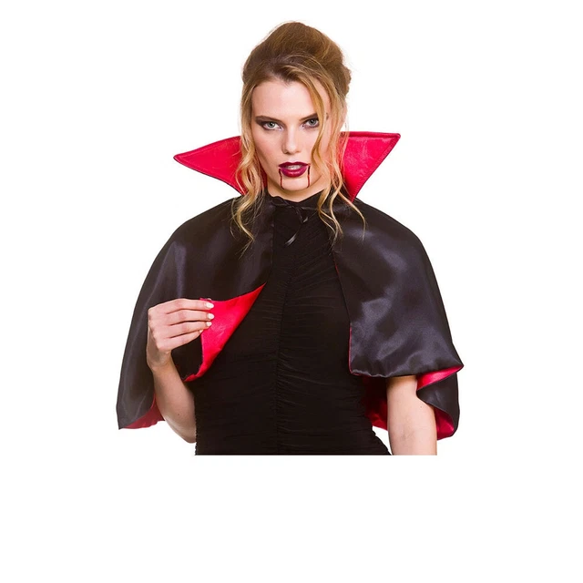 Mini Vampiro Mantello Halloween Adulti Costume da Donna Accessorio Costume
