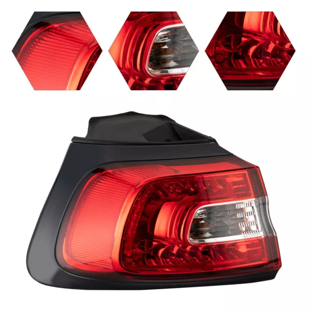 Tail Light its 14-18 Jeep Cherokee Driver Left Side Outer Quarter Panel Mounted