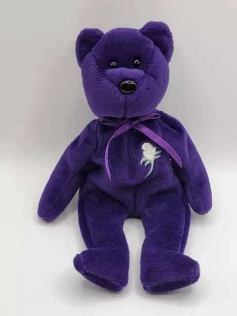 Ty Beanie Baby - PRINCESS Diana Bear 1997 RARE & RETIRED - No Tags